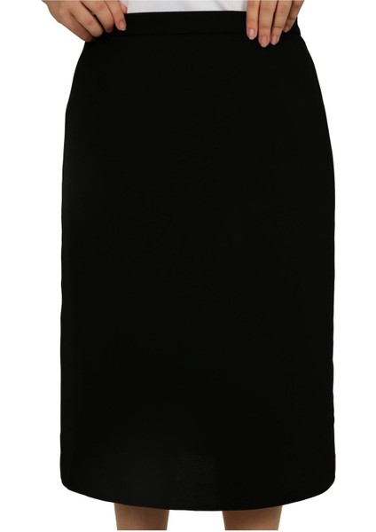 Kısa, Arkadan Yırtmaçlı Portoriko Kumaş Astarlı Kalem Etek Orun Boy 70 cm indirimleri