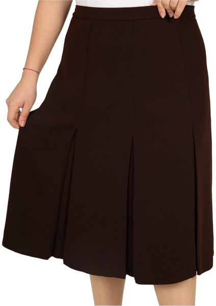 Kısa Büyük Beden Fişekli Astarlı Krep Kloş Anne Eteği fiyatları