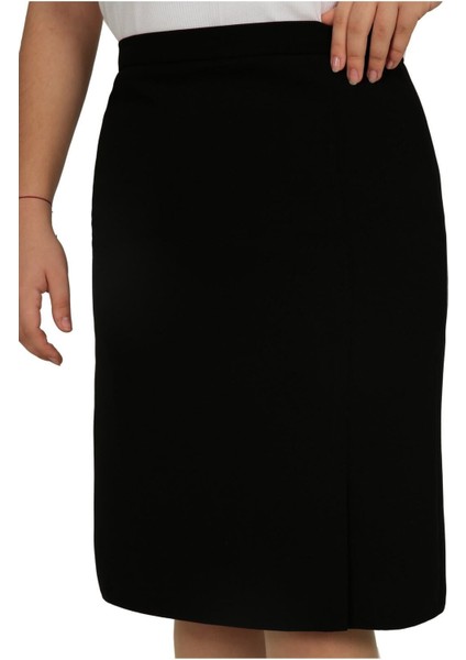 Kısa Diz Üstü Yırmaçlı Ofis Etek fiyatları