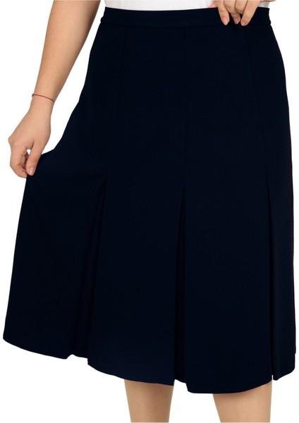 Kısa Büyük Beden Fişekli Astarlı Krep Kloş Anne Eteği fiyatları