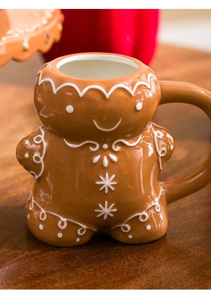 Lcw Home Kahverengi Kurabiye Adam Figürlü Kupa 475 ml modelleri