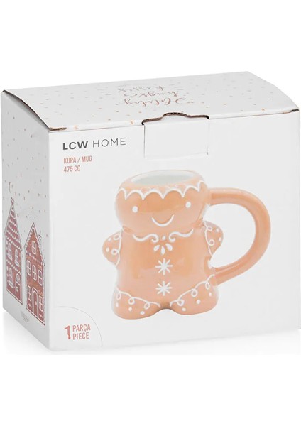 Lcw Home Kahverengi Kurabiye Adam Figürlü Kupa 475 ml indirimleri