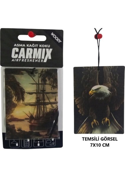 Dekoratif Asma Kağıt Koku Oto Ev Kokusu Kağıt Koku Woody Kokulu 1 Adet