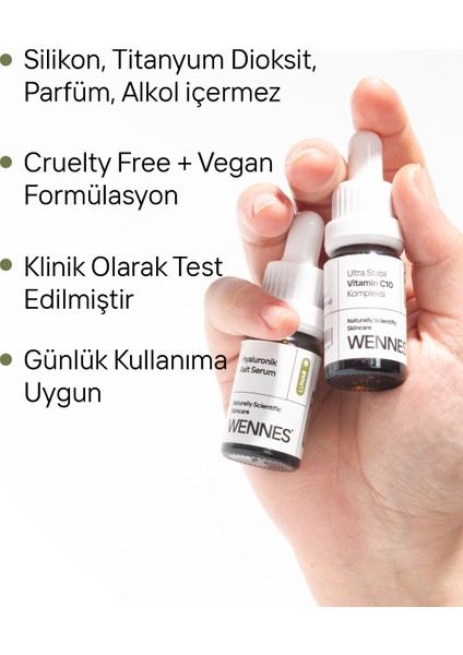 | Mini Seyahat Seti: Ihlamur Özlü Saf Bakım Luna8 | Yüz Temizleme Jeli, Tonik, Hyaluronik Asit Serum, C10 Vitamin Serum