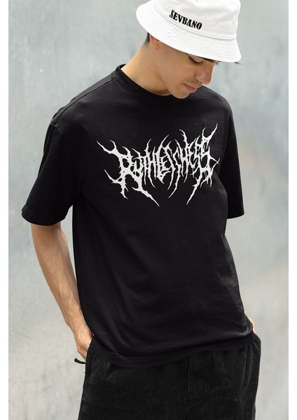 Özel Dizayn Punisher Yazılı Unisex Oversize Tişört