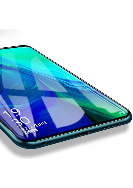 Oppo Reno Ekran Koruyucu 5d Temperli Cam Koruma Siyah