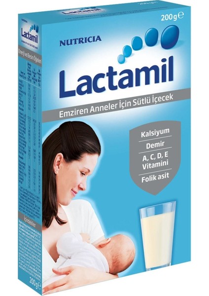 Lactamil 200 gr (Emziren Anneler Için Sütlü Içeçek) (4 Lü Set)