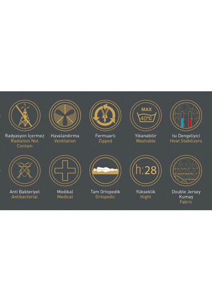 Visko Pocket Visko Hybrid Paket Yaylı Yatak 200 x 220 fırsatları