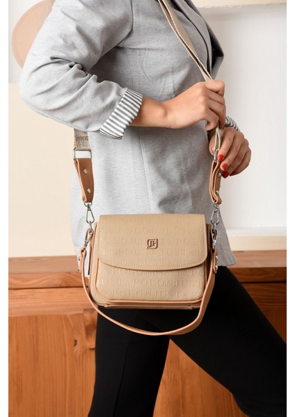 Yeni Sezon Kolon Askılı 4 Bölmeli Kadın Omuz Çantası 21X16CM PBU2174