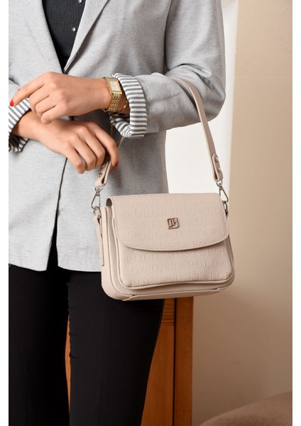 Yeni Sezon Kolon Askılı 4 Bölmeli Kadın Omuz Çantası 21X16CM PBU2174