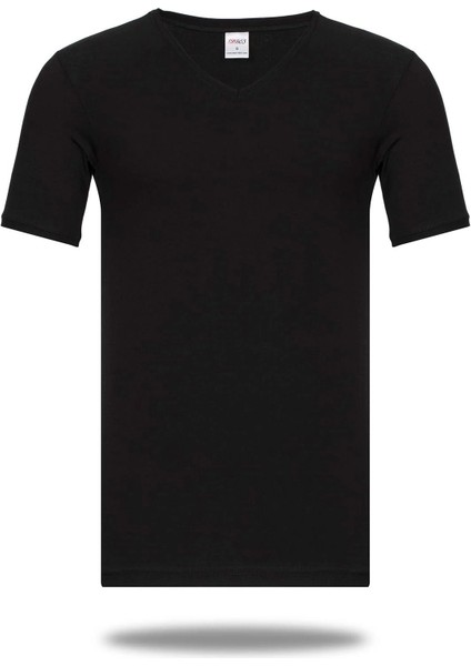 Star 206 Modal Yarım Kol V-Yaka T-Shirt Atlet