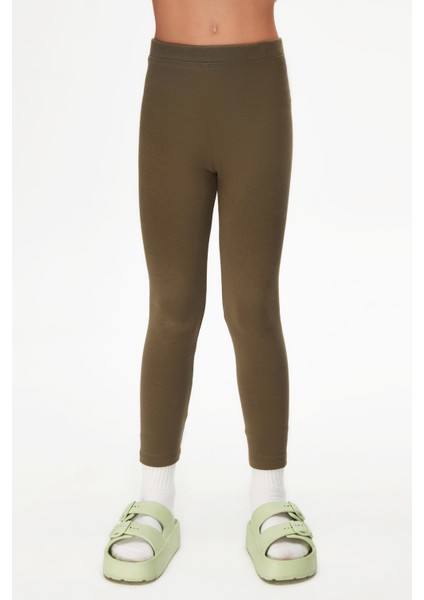 Kamuflaj Yeşil Basic Kız Çocuk Kışlık Tayt fiyatları