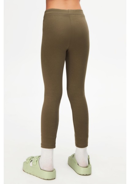 Kamuflaj Yeşil Basic Kız Çocuk Kışlık Tayt fırsatları