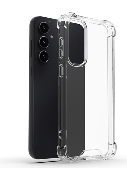 Galaxy S24 Fe Uyumlu Kılıf Zore Nitro Anti Shock Silikon-Şeffaf