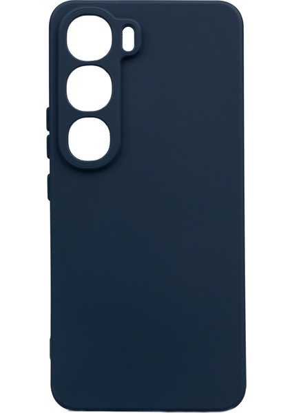 Vivo V40 Lite Uyumlu Kılıf Zore Biye Silikon-Lacivert