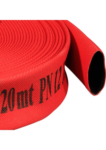 2" İçi Termoplast Dışı Pu Kaplı Kırmızı 20 mt Yangın Hortumu