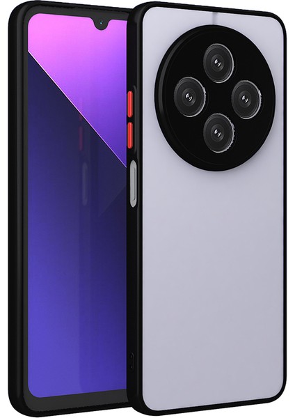 Xiaomi Redmi 14C 4g Uyumlu Kılıf Zore Hux Kapak-Siyah