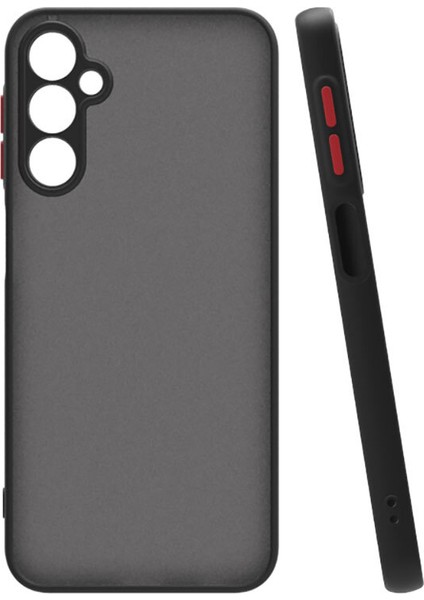 Galaxy S24 Fe Uyumlu Kılıf Zore Hux Kapak-Siyah