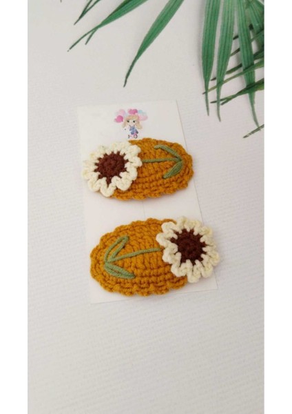 Sonbahar Tonları % 100 Cotton El Emeği 4'lü Çıt Çıt Toka