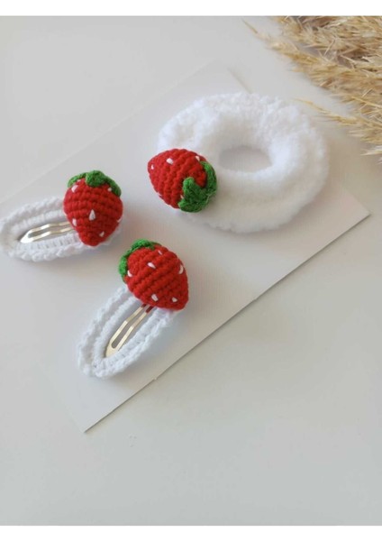 Toka Okula Dönüş Çilek 3 Adet El Emeği Eko Paket