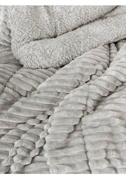 Wave Tek Kişilik Yorgan Gri 155X215 cm