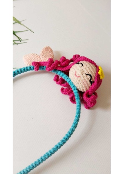 Deniz Kızı Amigurumi El Emeği Cotton Handmade Taç