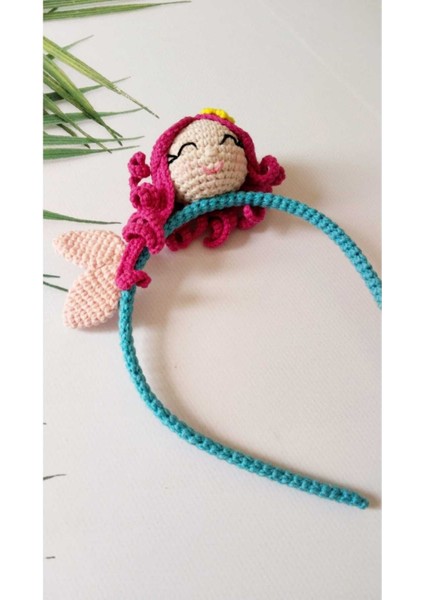 Deniz Kızı Amigurumi El Emeği Cotton Handmade Taç