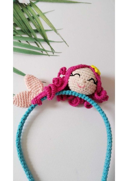 Deniz Kızı Amigurumi El Emeği Cotton Handmade Taç