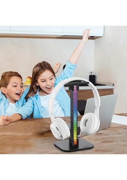 ZR715 Masaüstü Oyuncu Kulaklık Rgb Standı