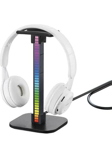 ZR715 Masaüstü Oyuncu Kulaklık Rgb Standı