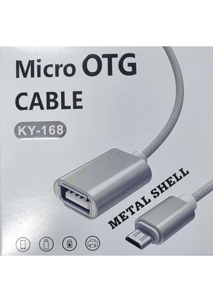 USB To Micro USB Cep Telefonu Otg Çevirici (Usb Girişi Micro USB Ye Dönüştürücü Kablo Cable To Micro Otg Usb) Tak Çalıştır !! Hasır !!