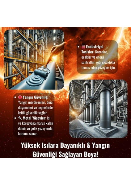 Thermalcoat (Isıya Dayanıklı BOYA(550⁰C-700⁰C)