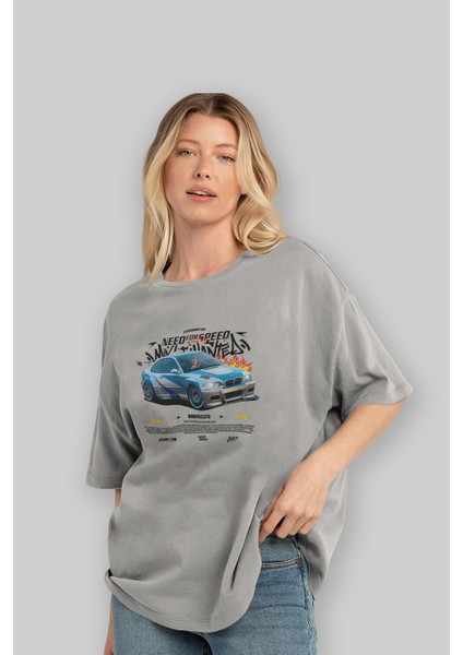 Need For Speed Bmw M3 Gtr Ön Baskılı Oversize T-Shirt Erkek Kadın Unisex Pamuk Bisiklet Yaka Tişort fırsatları