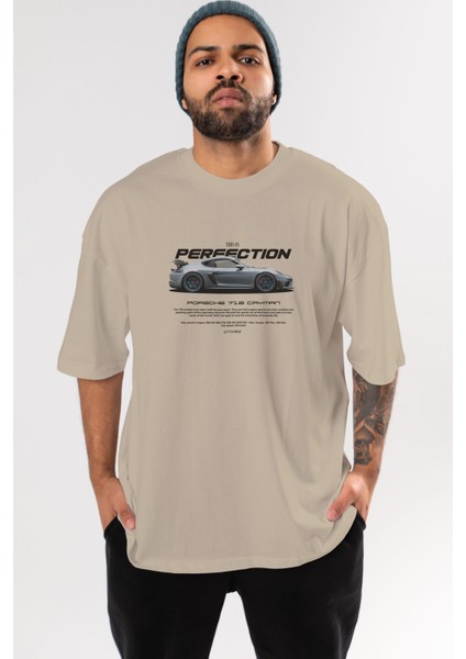 Thıs Is Perfectıon Ön Baskılı Oversize T-Shirt Erkek Kadın Unisex Pamuk Bisiklet Yaka Tişort