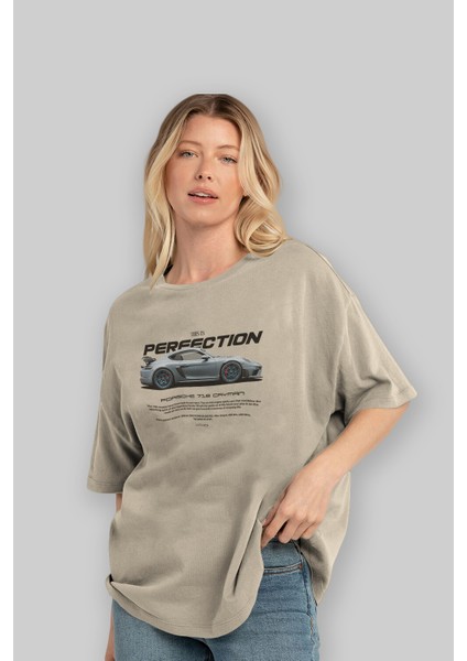 Thıs Is Perfectıon Ön Baskılı Oversize T-Shirt Erkek Kadın Unisex Pamuk Bisiklet Yaka Tişort fırsatları