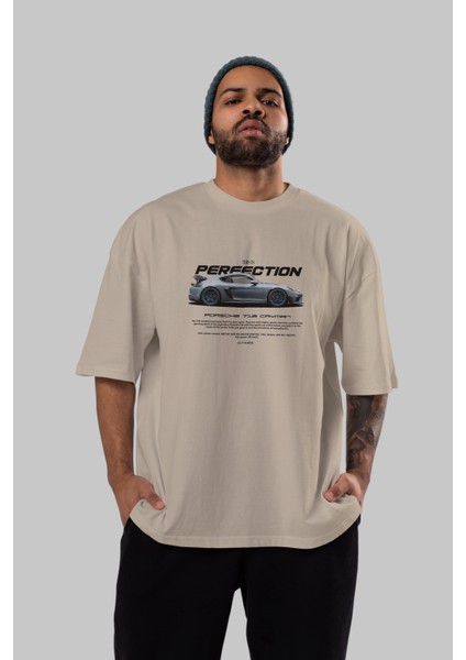 Thıs Is Perfectıon Ön Baskılı Oversize T-Shirt Erkek Kadın Unisex Pamuk Bisiklet Yaka Tişort indirimleri