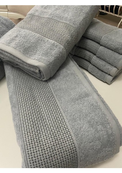 Premium Banyo Havlusu Pamuklu Jakarlı Özel Dokuma