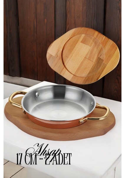 Ahşap Sahan Altlığı 2 Adet 15 cm 721289