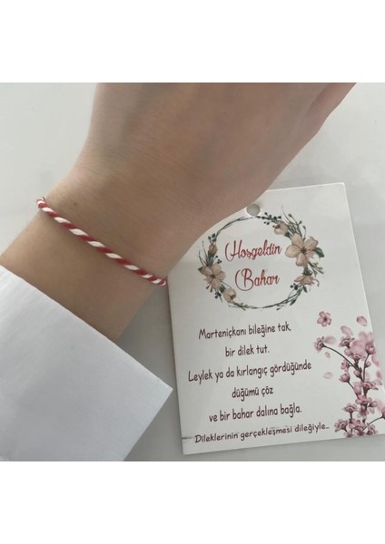 Marteniçka Şans Bilekliği 5 Adet Dilek Ipi - Şans Ipi