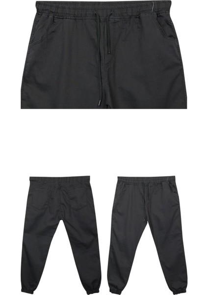 Erkek Büyük Beden 100 KILO-180 Kilo Arası Için Uygun Likralı Jogger Kot Pantolon