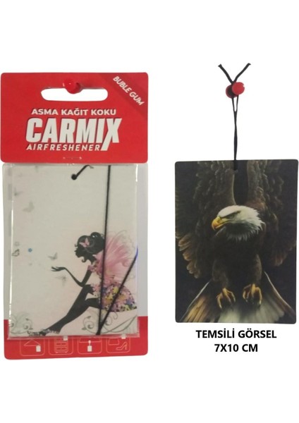 Dekoratif Asma Kağıt Koku Oto Ev Kokusu Kağıt Koku Buble Gum Kokulu 1 Adet