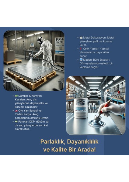 Rapid Endüstriyel Boya Yarımat modelleri