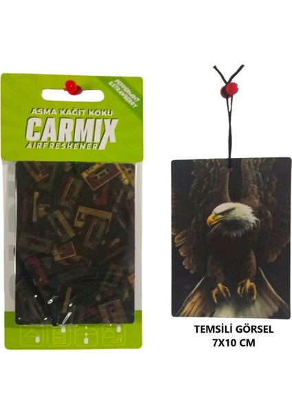 Dekoratif Asma Kağıt Koku Oto Ev Kokusu Kağıt Koku Peppertmint & Strawberry Kokulu 1 Adet