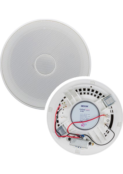 Dexun D-162 16CM 100V Max 50W Rms 10W Hat Trafolu Alçıpan Hoparlör (Tweeterli) (4767)