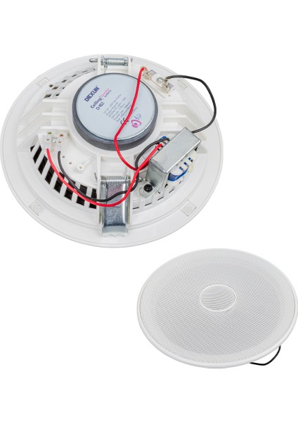 Dexun D-162 16CM 100V Max 50W Rms 10W Hat Trafolu Alçıpan Hoparlör (Tweeterli) (4767)