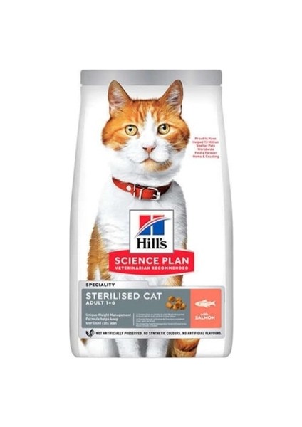 Somonlu Kısırlaştırılmış Yetişkin Kedi Maması 1,5 kg (Açık)