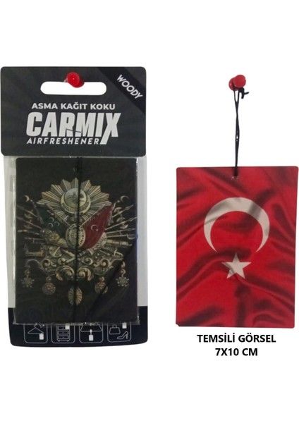 Dekoratif Asma Kağıt Koku Oto Ev Kokusu Kağıt Koku Woody Kokulu 1 Adet