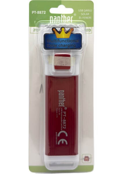 USB Şarjlı Solar El Feneri PT-8872 fırsatları
