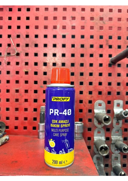 Pr-40 Çok Amaçlı Bakım Spreyi 200 ml - Çok Yönlü Kullanım, Hızlı ve Etkili Bakım Çözümü Wd-40