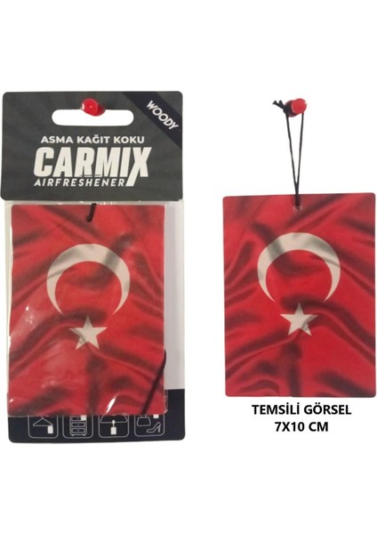 Dekoratif Asma Kağıt Koku Oto Ev Kokusu Kağıt Koku Woody Kokulu 1 Adet